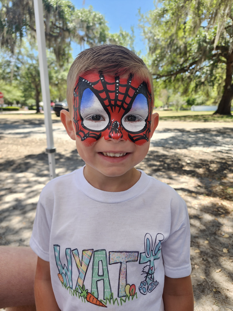 Spiderman Facepaint